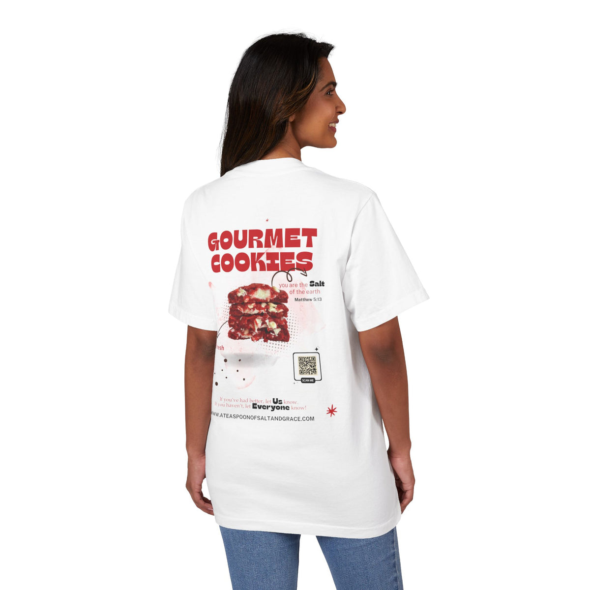 Unisex Garment-Dyed Drop-Shoulder T-Shirt